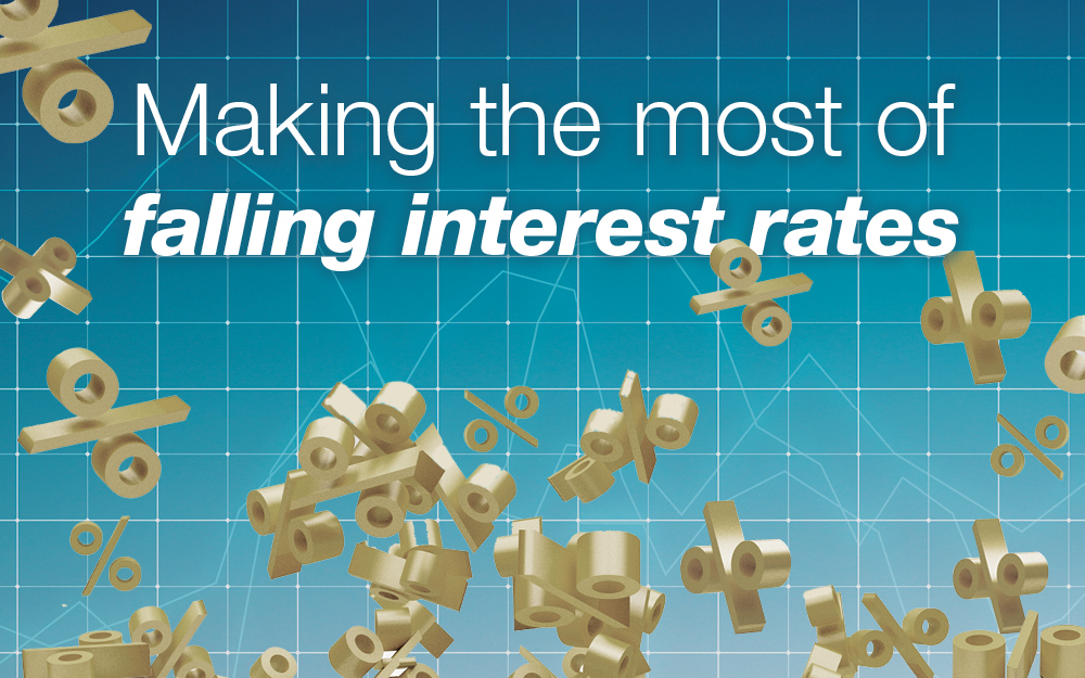 Making The Most Of Falling Interest Rates | Venture Financial Advisers